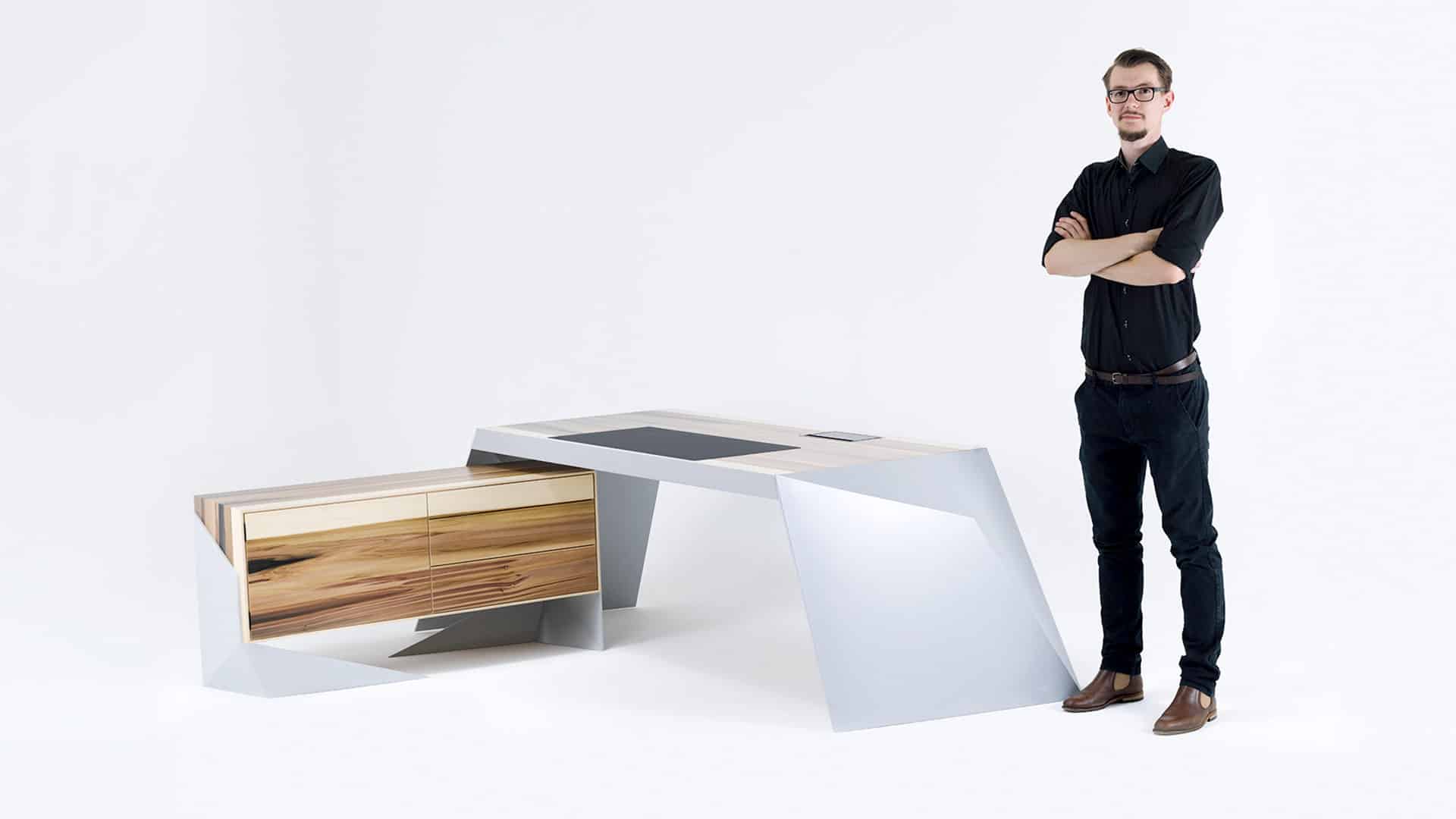 HANDEL-IT DESK SCHREIBTISCH MIT BEIMÖBEL KILIAN URSNIK