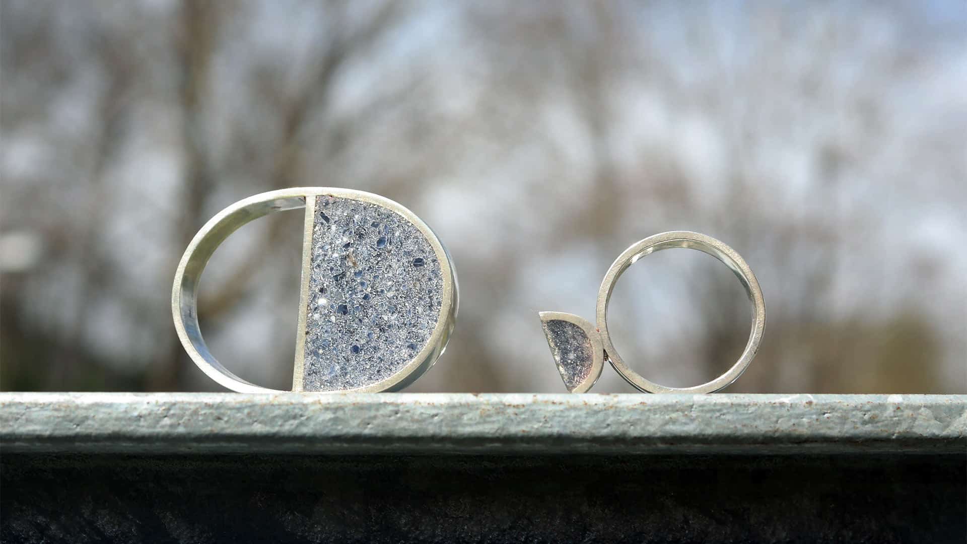 RINGE SILBER SODALITH HANNAH SWOBODA