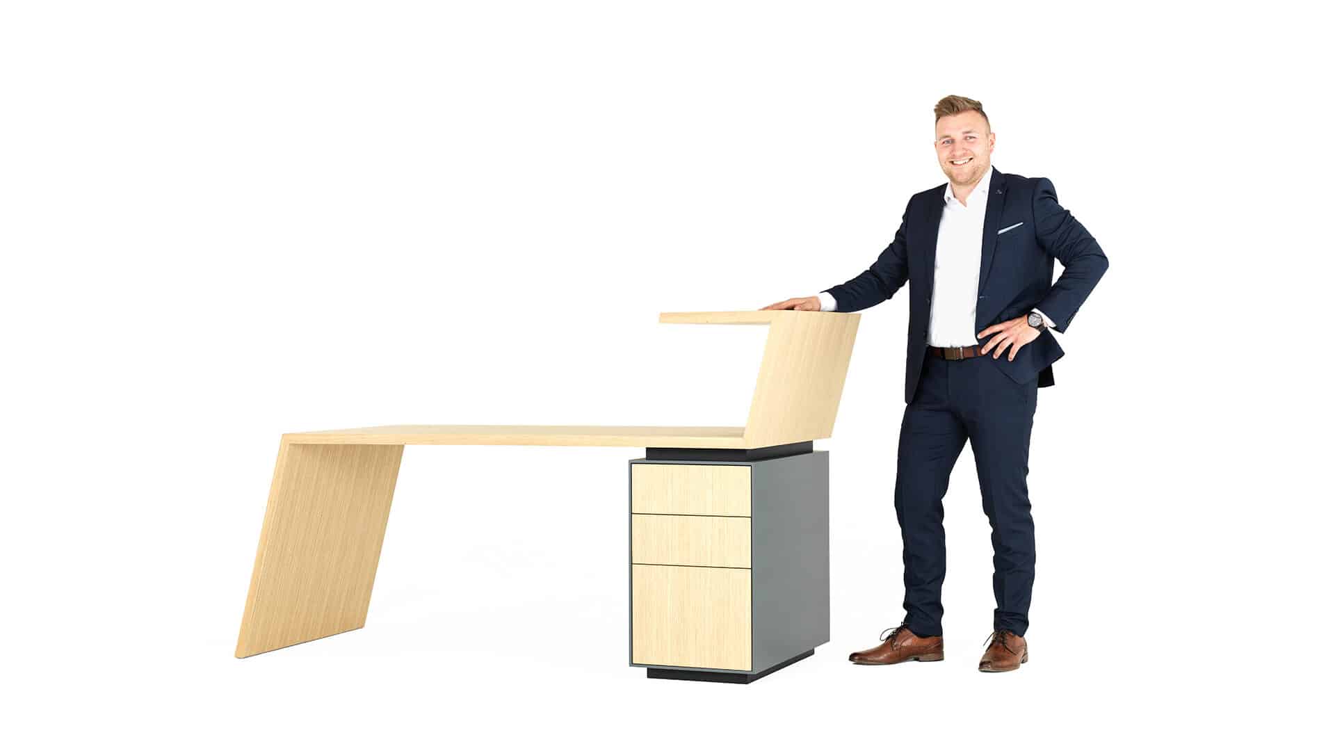 ERGONOMIE SCHREIBTISCH MARTIN HANDL