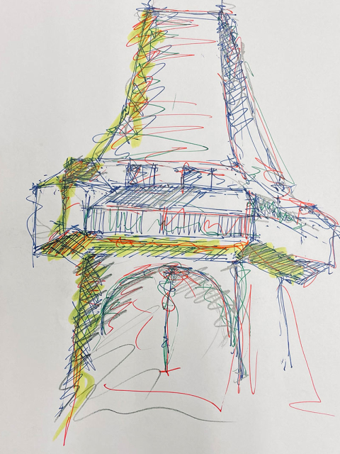 Architekturskizzieren